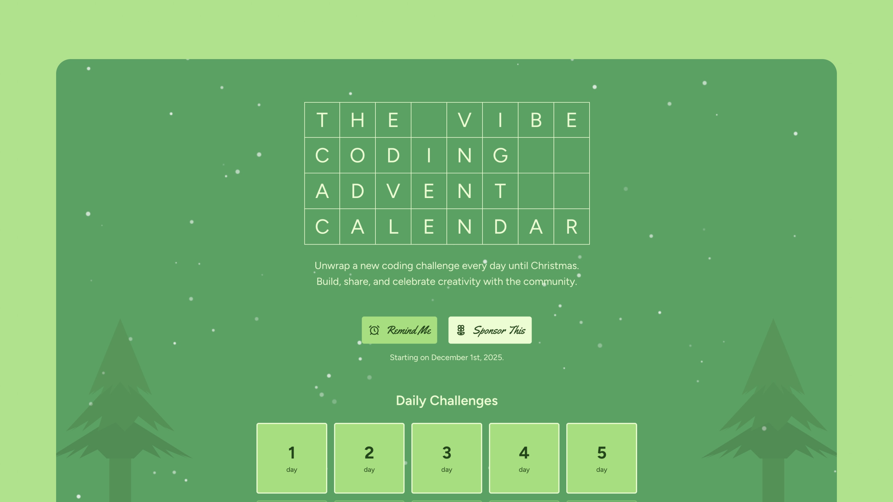 A 25-day creative coding challenge to introduce AI coding tools